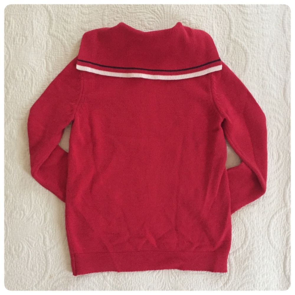 Vintage Liz Claiborne Nautical helm ship sweater, SP - Picture 5 of 8